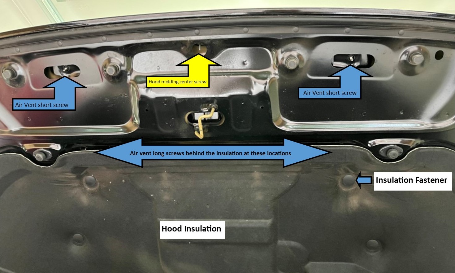 2022 Sierra Grille and Hood Molding Replacement and Adding an Auxiliary